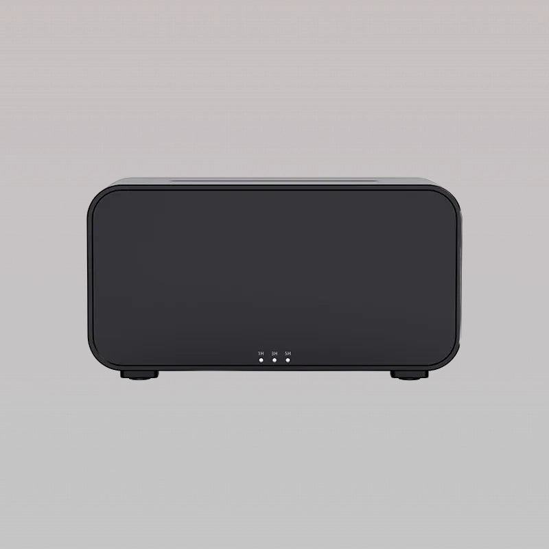 Minimalist Air Humidifier with Flame Imitation, with aromatherapy and LED lighting
